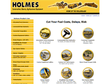 Tablet Screenshot of holmeswelding.com